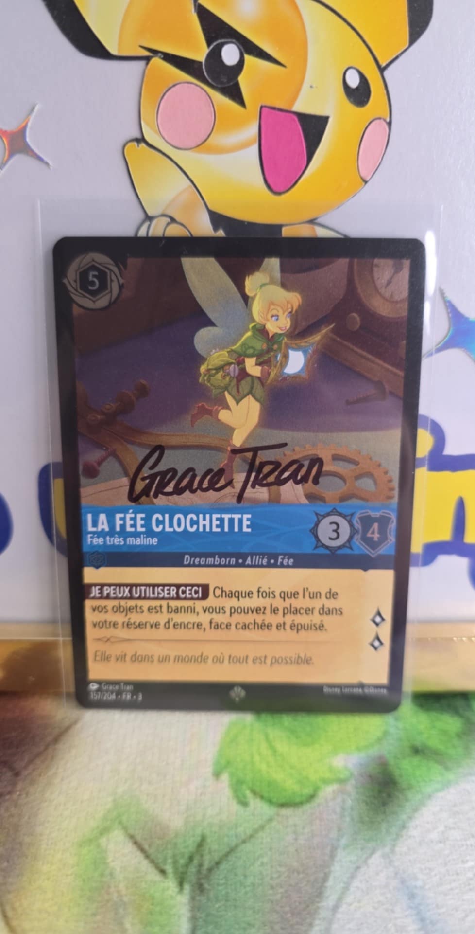 La Fée Clochette - Fée très maline 157/204 Super Rare Foil Signée