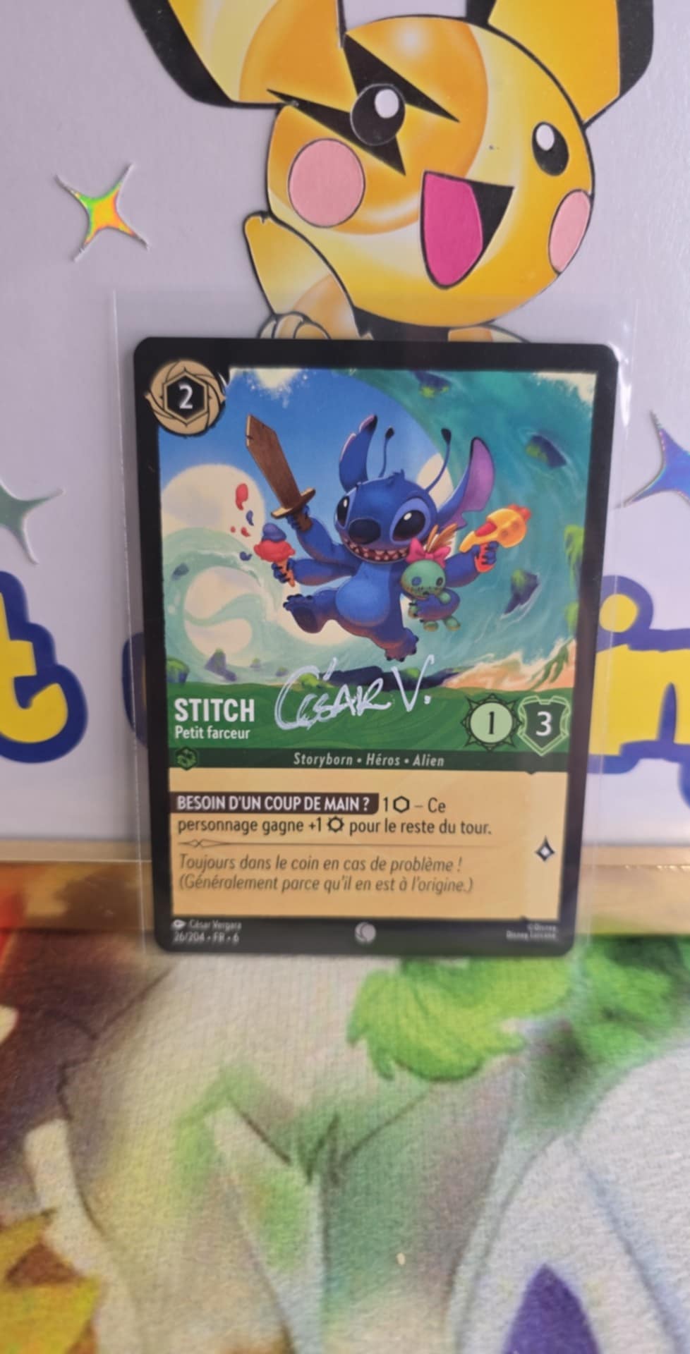 Stitch - Petit farceur 26/204 Signée