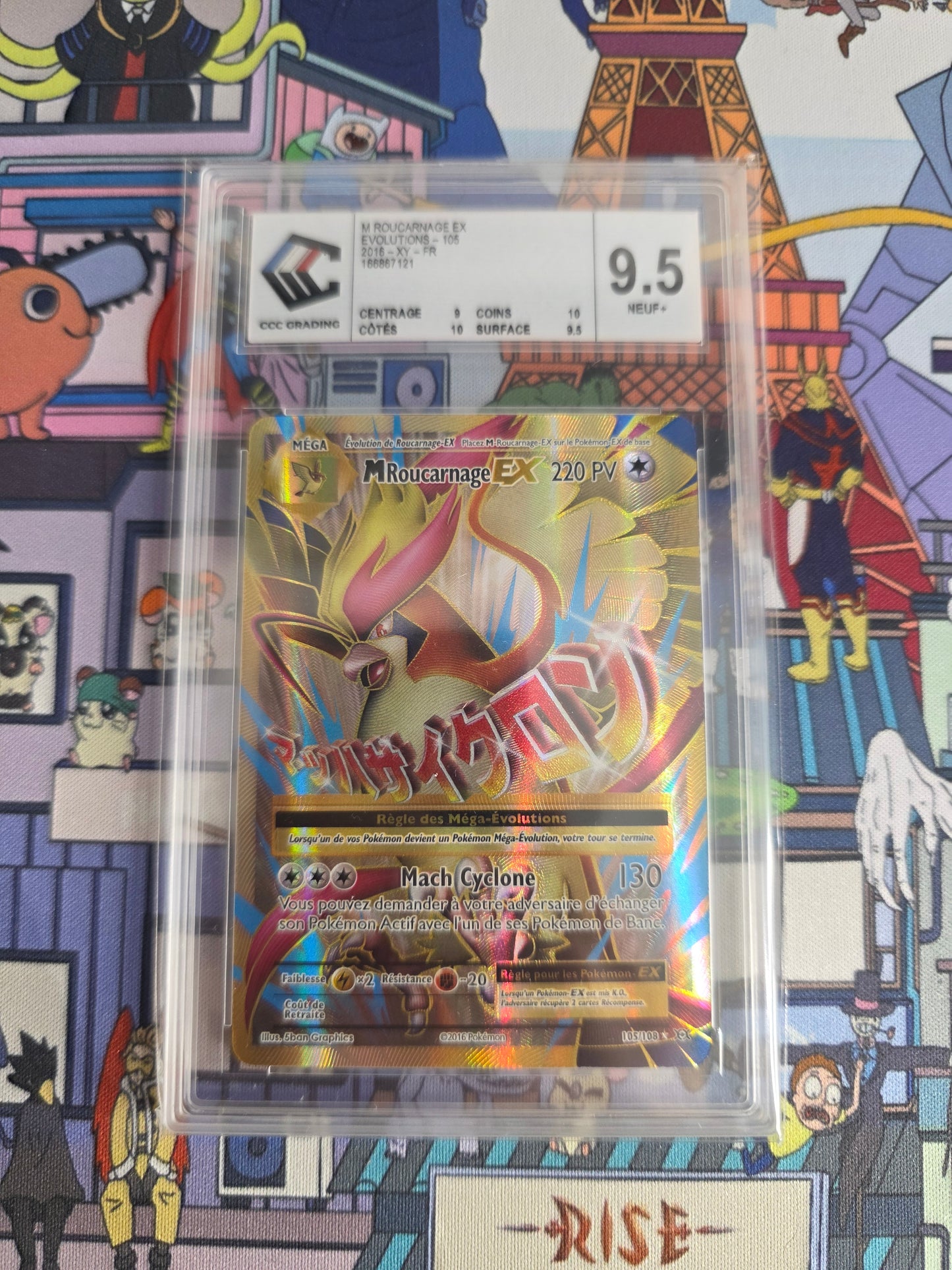 M ROUCARNAGE EX EVOLUTION XY CCC 9.5