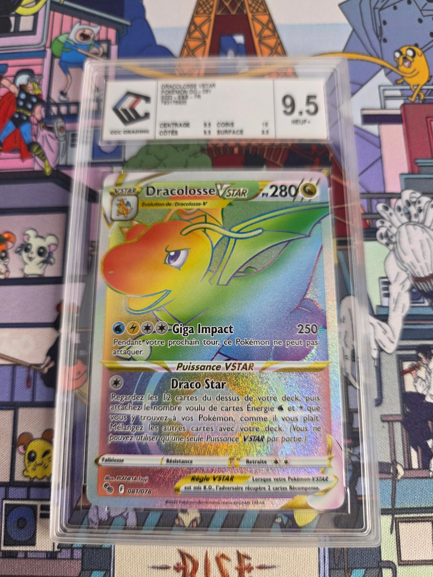 DRACOLOSSE V STAR RAINBOW POKEMON GO