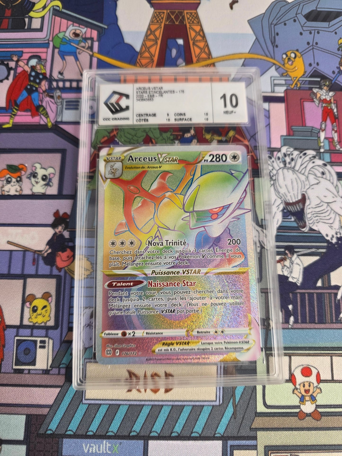 ARCEUS VSTAR RAINBOW STARS ETINCELANTES CCC 10