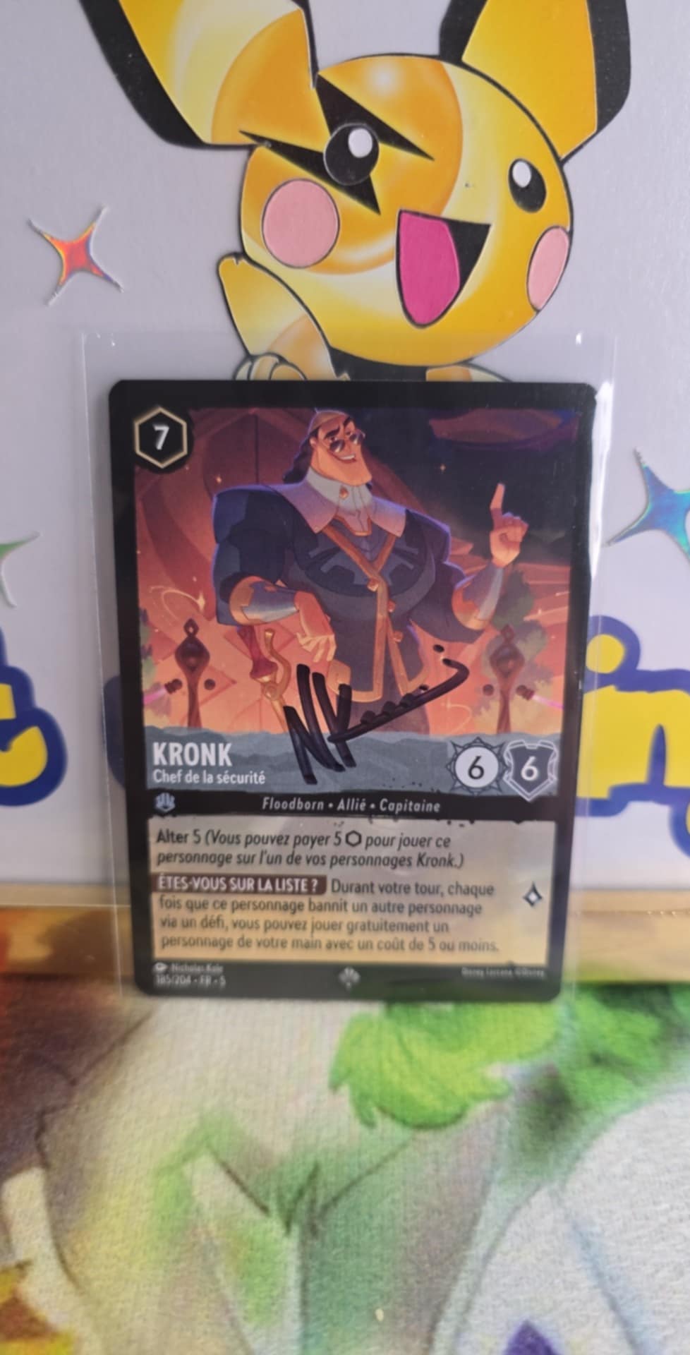 Kronk - Chef de la sécurité 185/204 Super Rare Signée