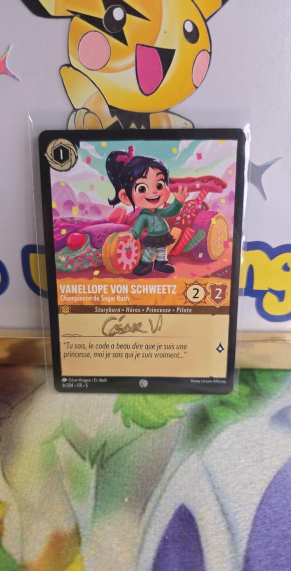 Vanellope von Schweetz - Championne de Sugar Rush - 6/204 Signée