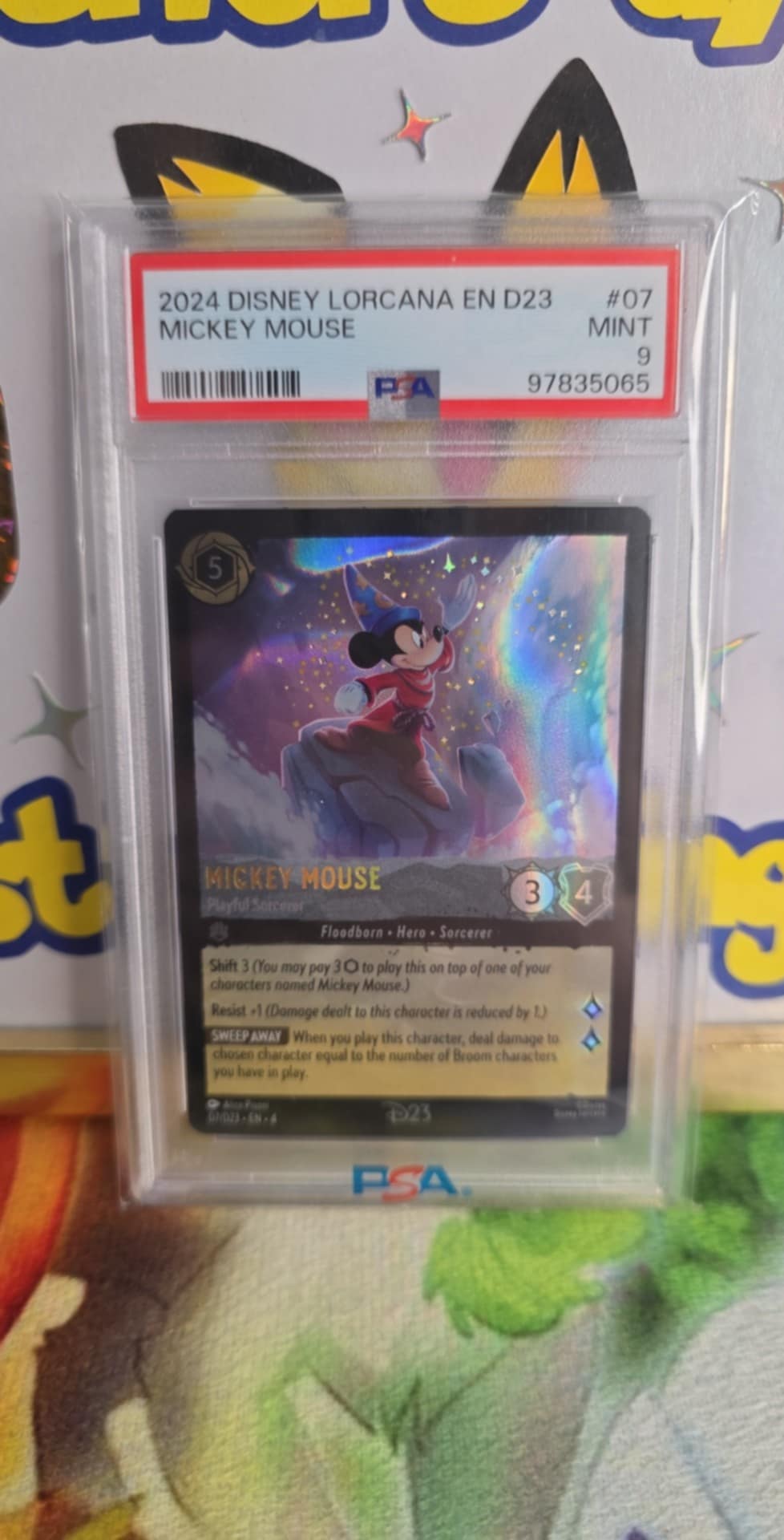 Mickey Mouse - Sorcier espiègle D23 Expo 2024 Collector's Set PSA 9