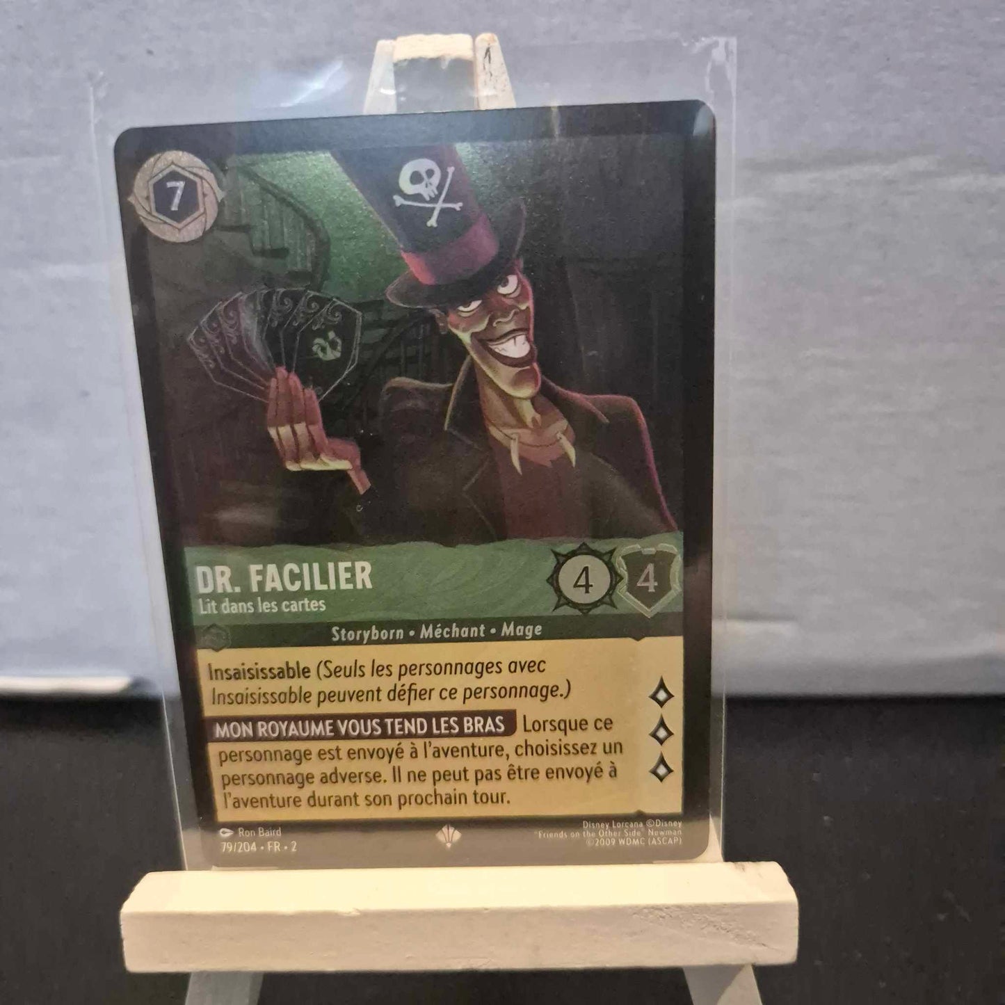 DR Facilier Lit dans les Cartes - Super Rare 79/204