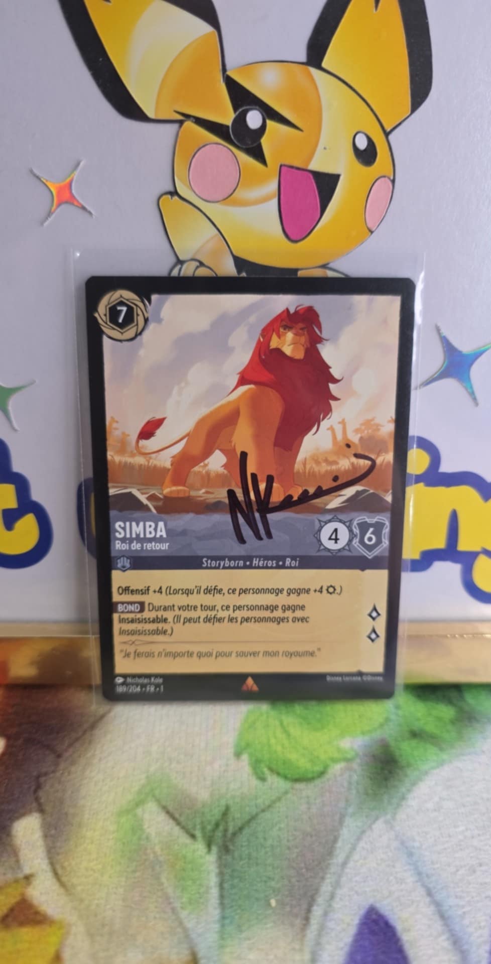 Simba - Roi de retour 189/204 Rare Signée