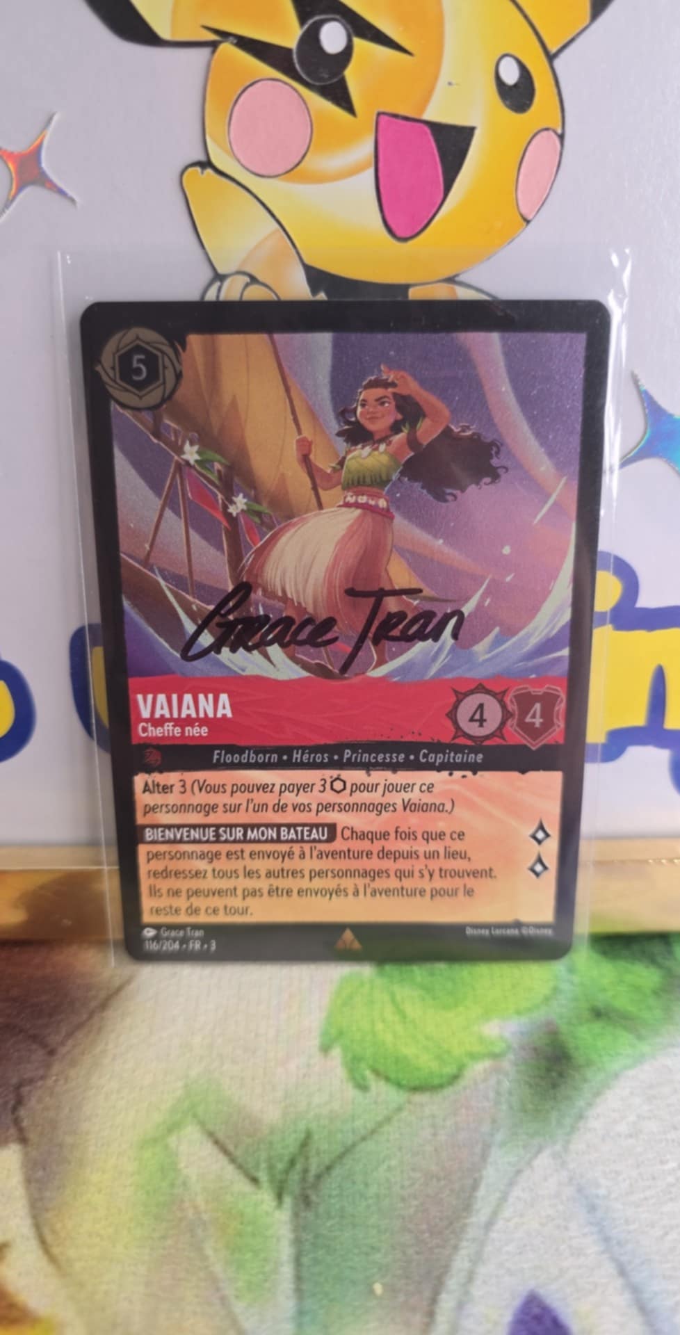 Vaiana - Cheffe née 116/204 Rare Foil Signée