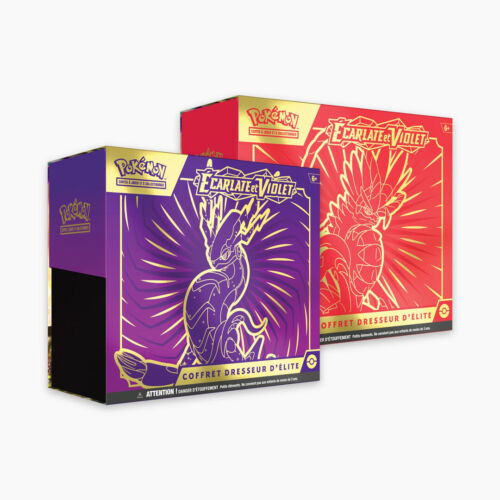 Lot de deux Coffrets Dresseur d'Elite / ETB - Écarlate et Violet -EV01