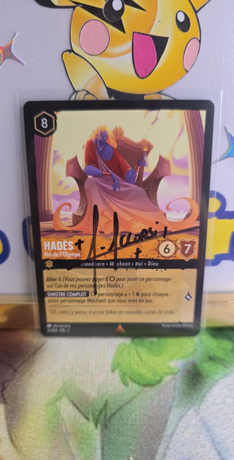 Hadès - Roi de l'Olympe 5/204 Rare Signée