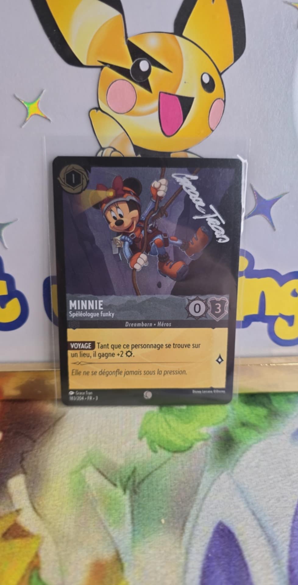 Minnie - Spéléologue funky 183/204 Signée