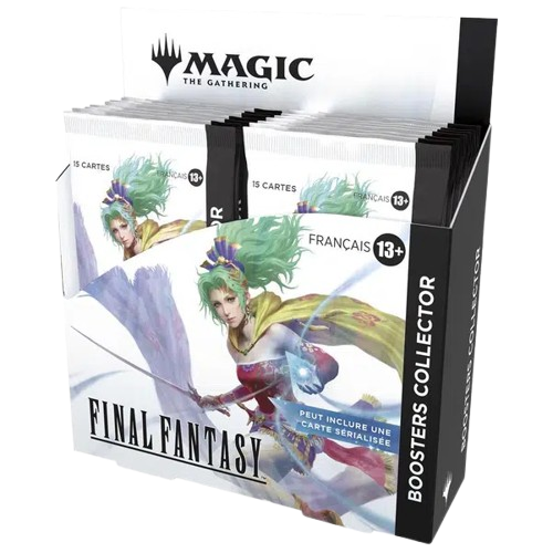 Magic The Gathering – Display Collector – Final Fantasy – Boite de 12 Boosters en français (AVEC PROTECTION)