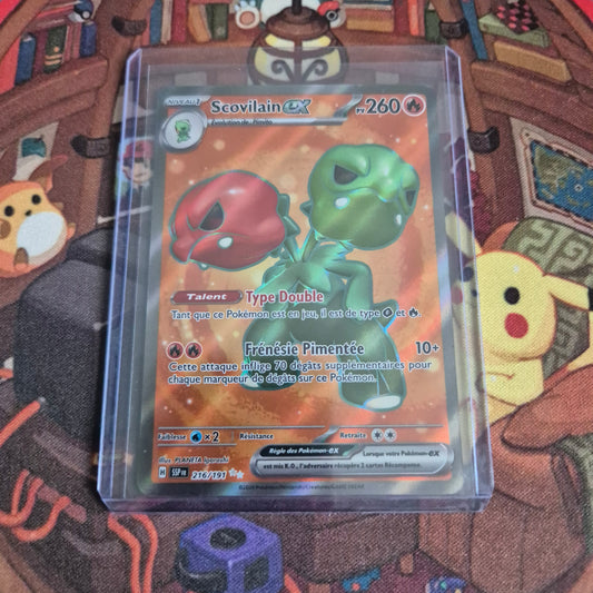 Scovilain EX Full Art - 216/191 Etincelles Déferlantes