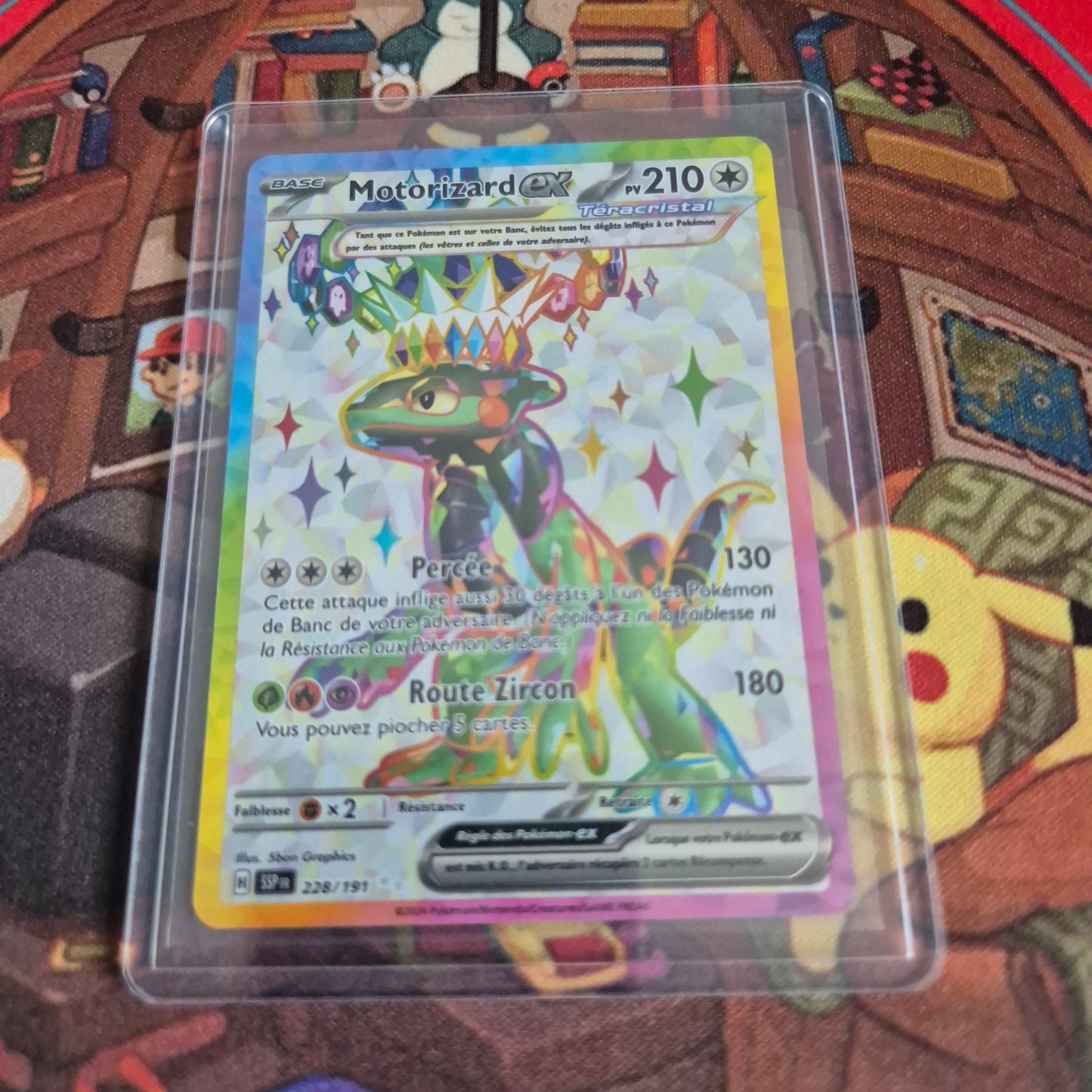 Motorizard EX Full Art Téracristal - 228/191 Etincelles Déferlantes