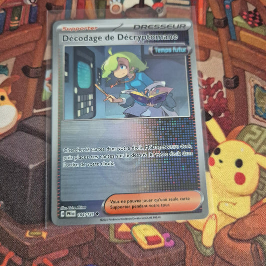 Décodage de Décryptomane Reverse Pokeball - 104/131 Evolutions Prismatiques