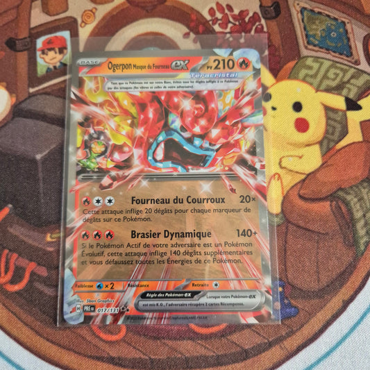 Ogerpon Masque du Fourneau EX - 017/131 Evolutions Prismatiques