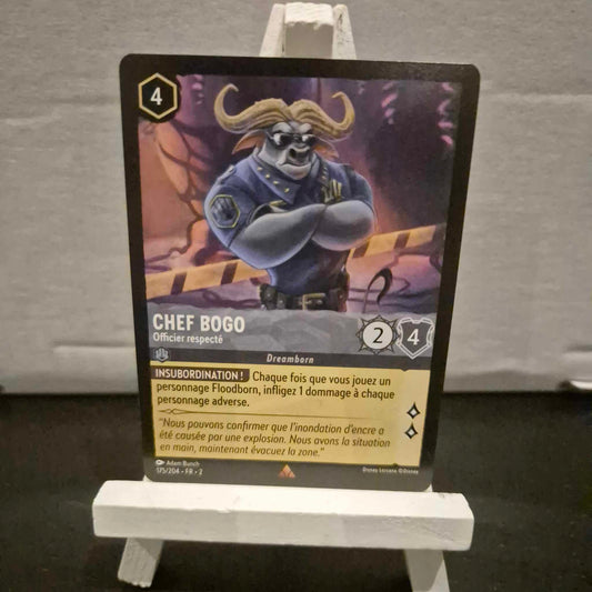 Chef Bogo Officier respecté - Rare 175/204