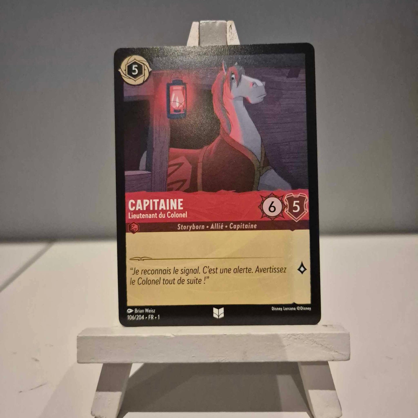 Capitaine Lieutenant du Colonel - Inhabituelle 106/204