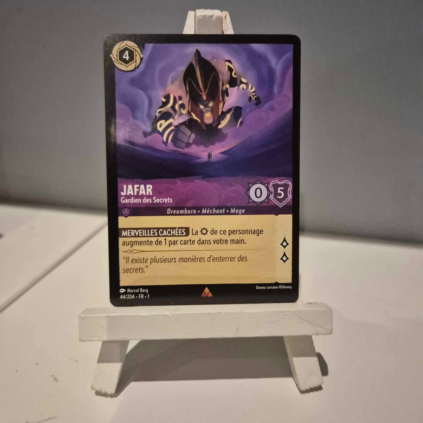 Jafar Gardien des Secrets - Rare 44/204