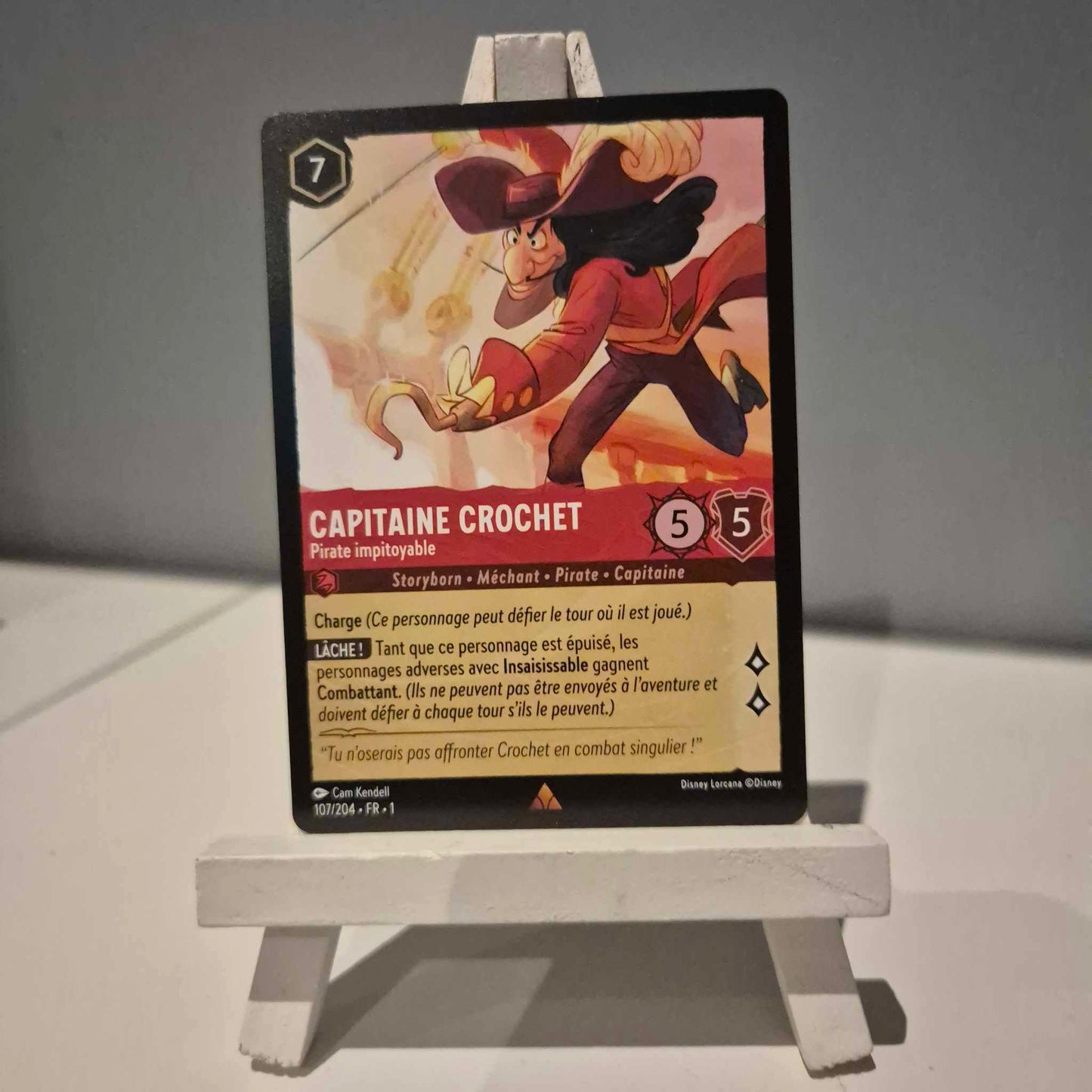 Capitaine Crochet Pirate Impitoyable - Rare 107/204