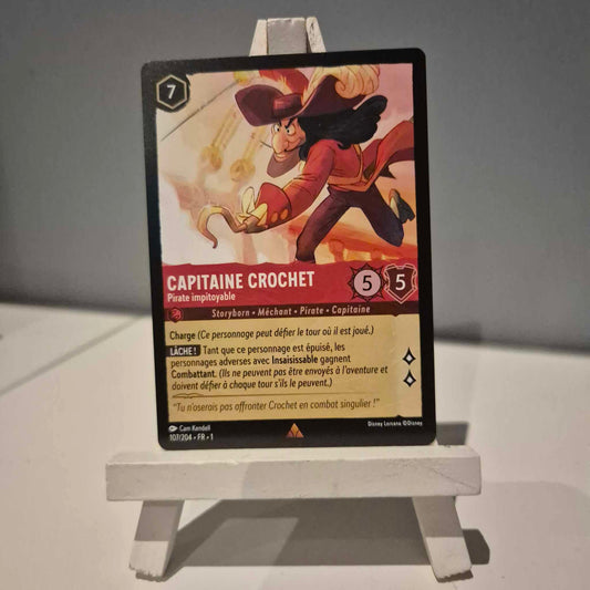 Capitaine Crochet Pirate Impitoyable - Rare 107/204