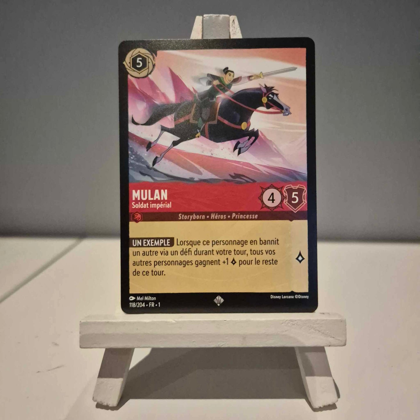 Mulan Soldat Impériale - Super Rare 118/204