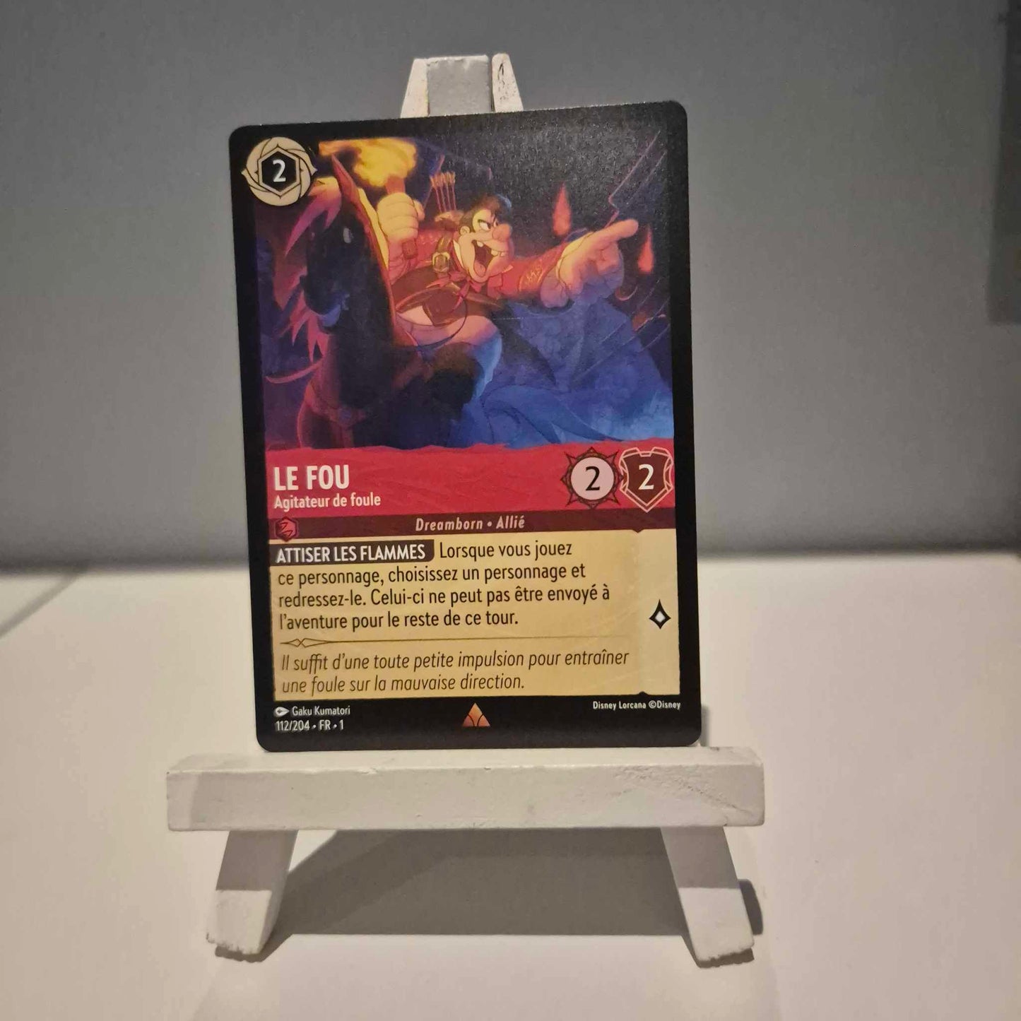 Le Fou Agitateur de Foule- Rare 112/204