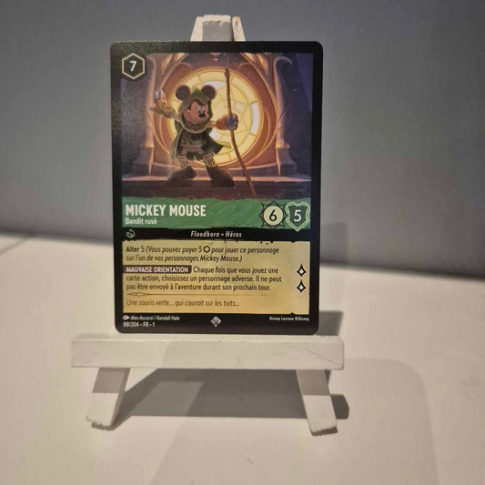 Mickey Mouse Bandit Rusé - Super Rare 88/204