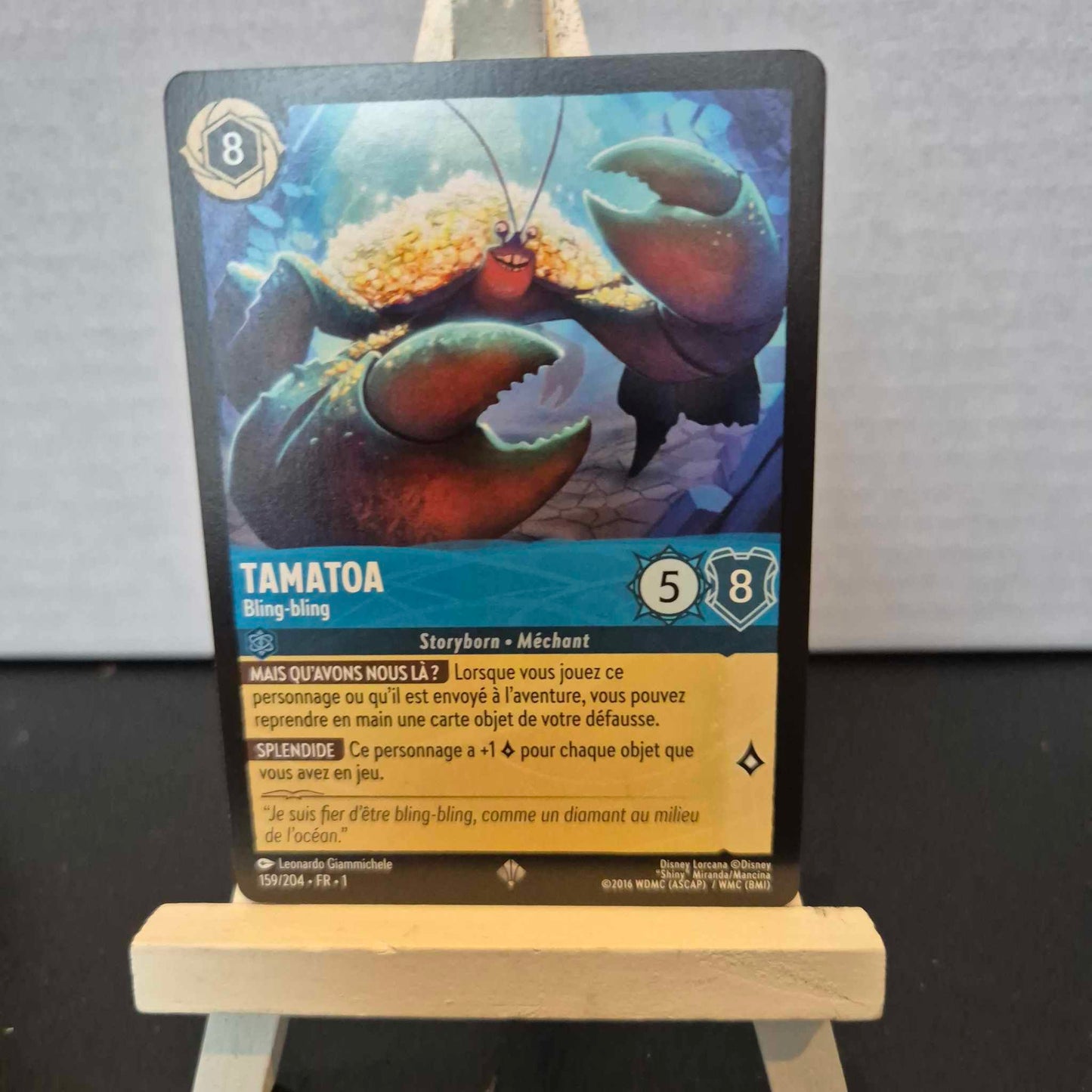 Tamatoa Bling-Bling -Super Rare 159/204