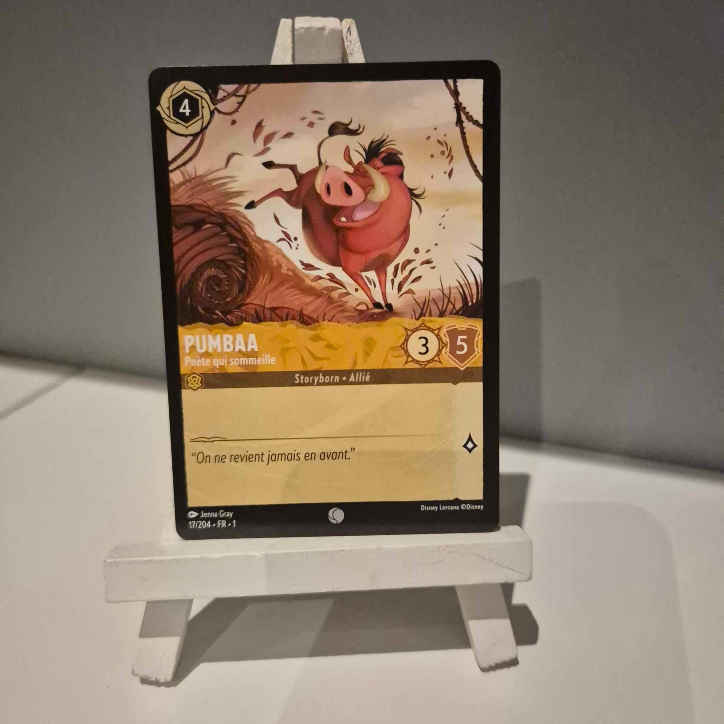 Pumbaa Poète qui Sommeil- Commune 17/204