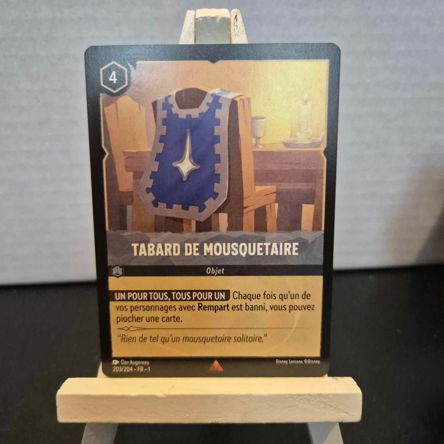 Tabard de Mousquetaire -Rare 203/204