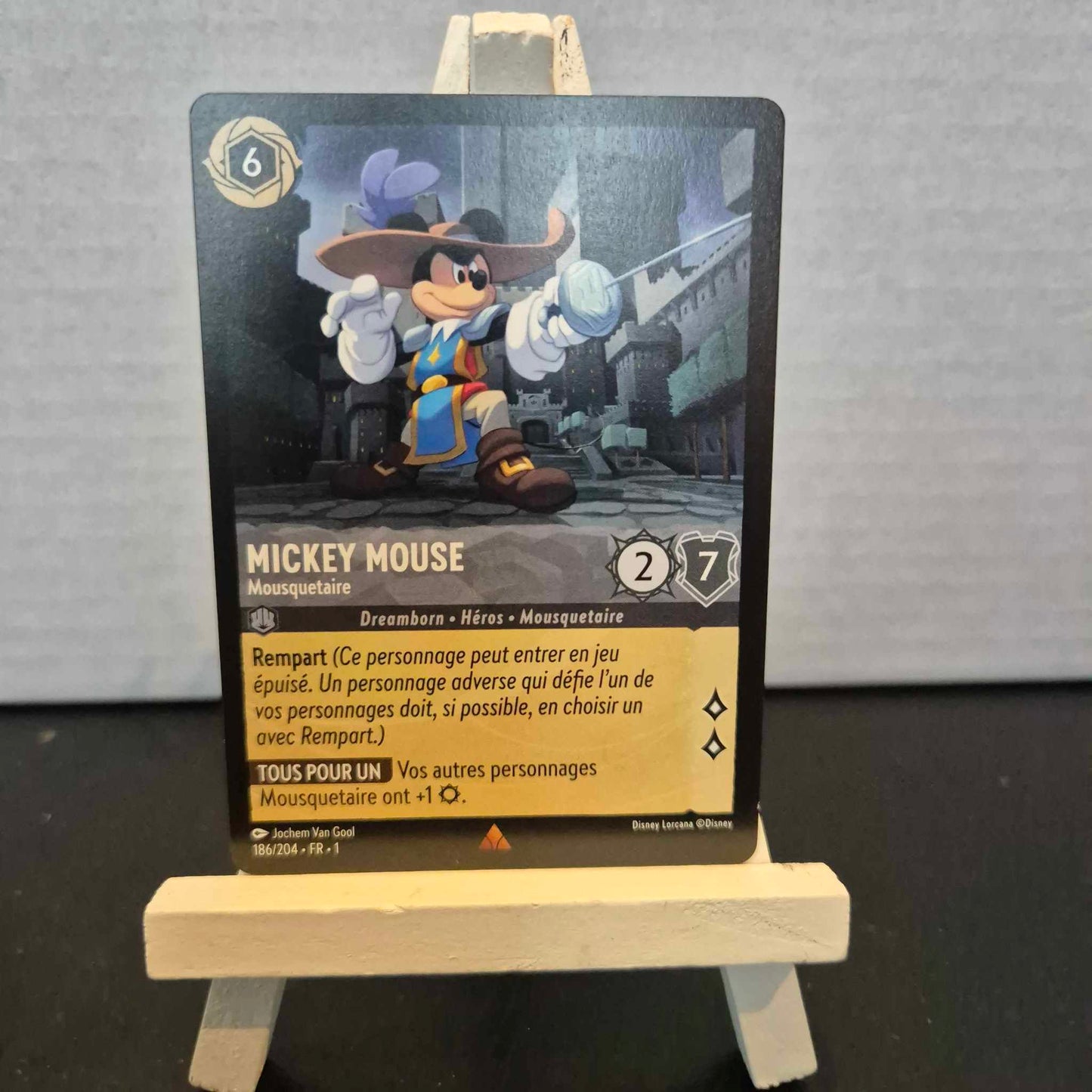 Mickey Mouse Mousquetaire - Rare 186/204