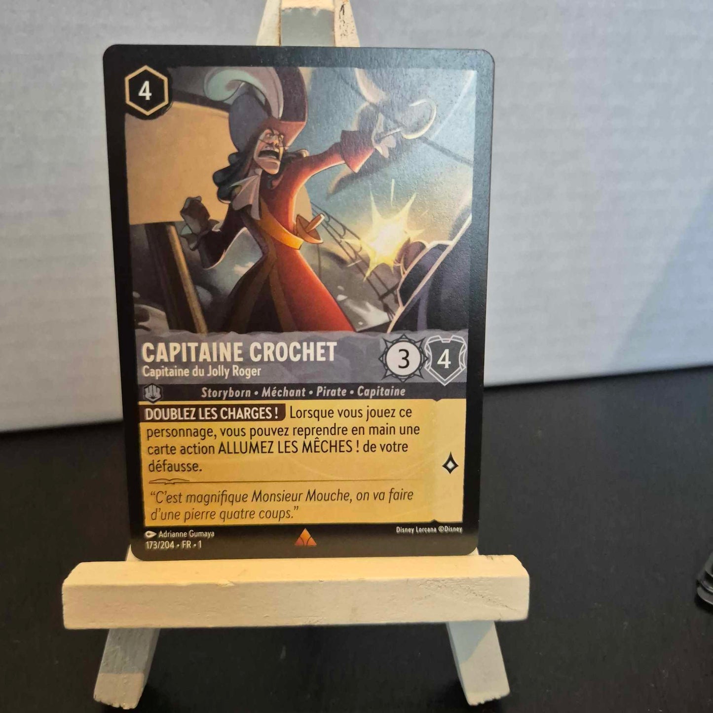 Capitaine Crochet Capitaine du Jolly Roger - Rare 173/204