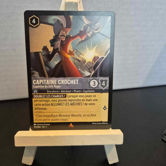 Capitaine Crochet Capitaine du Jolly Roger - Rare 173/204