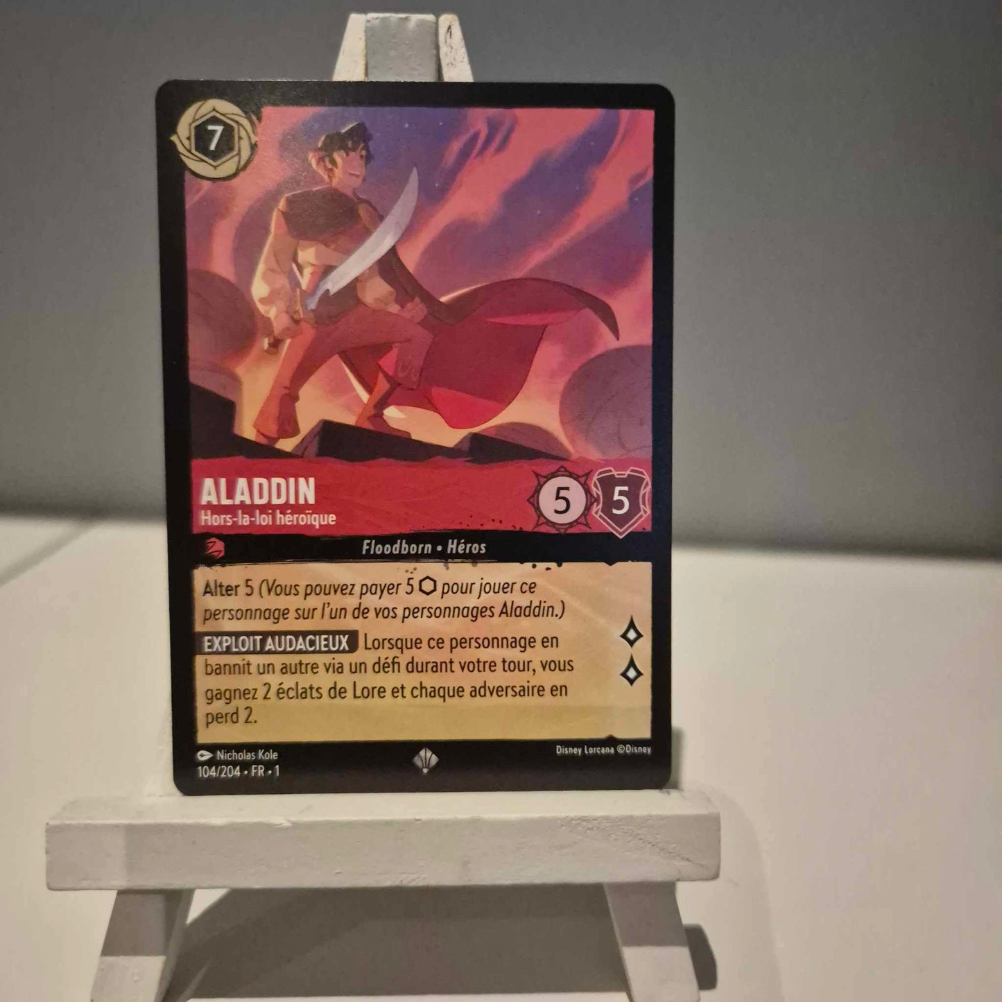 Aladdin Hors-la-loi Héroïque - Super Rare 104/204