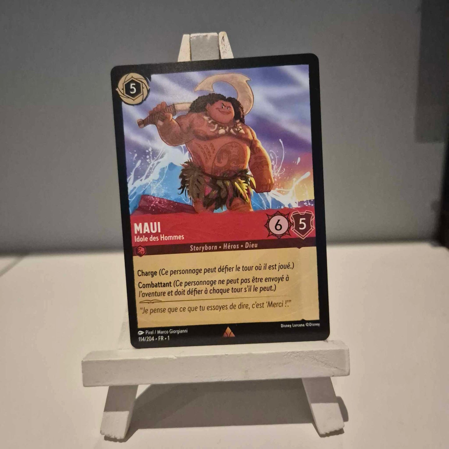 Maui Idole des Hommes - Rare 114/204