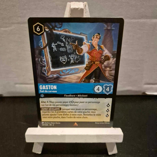 Gaston fort du cerveau - Rare 147/204