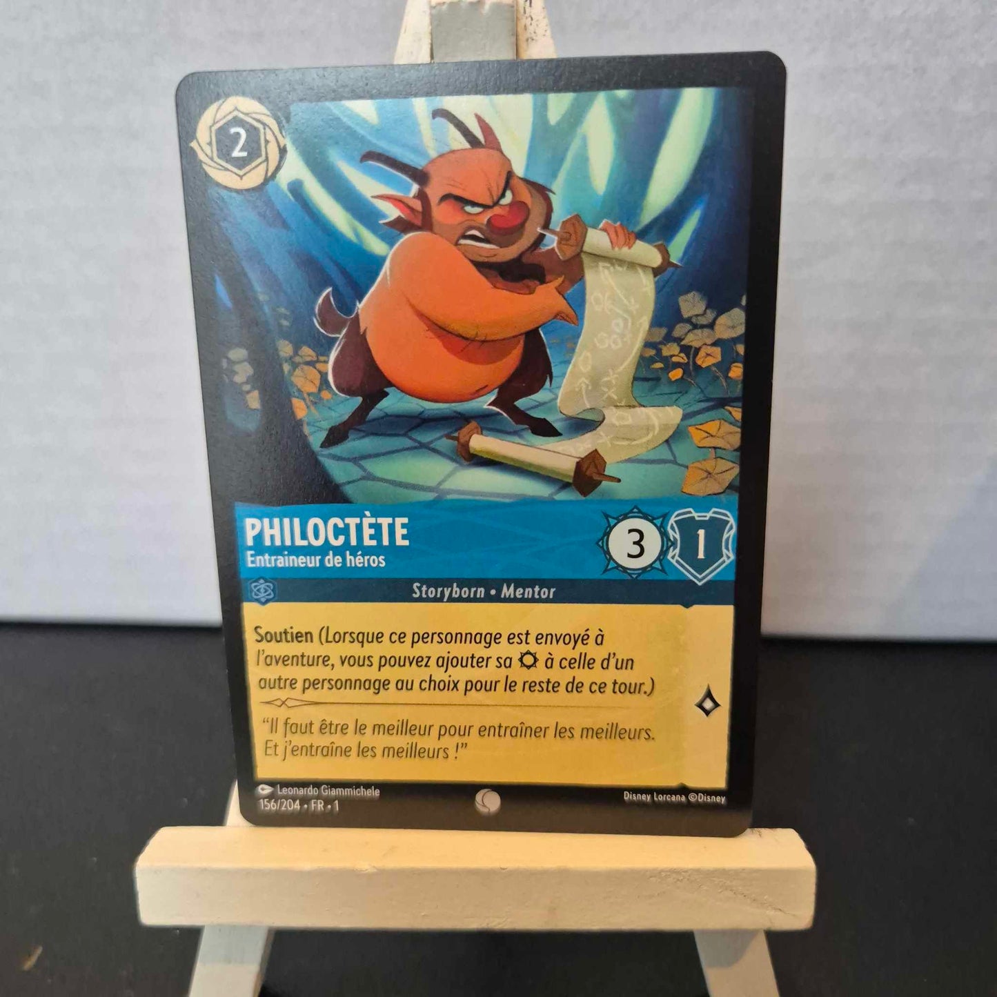 Philoctète Entraineur de Héros -Commune 156/204
