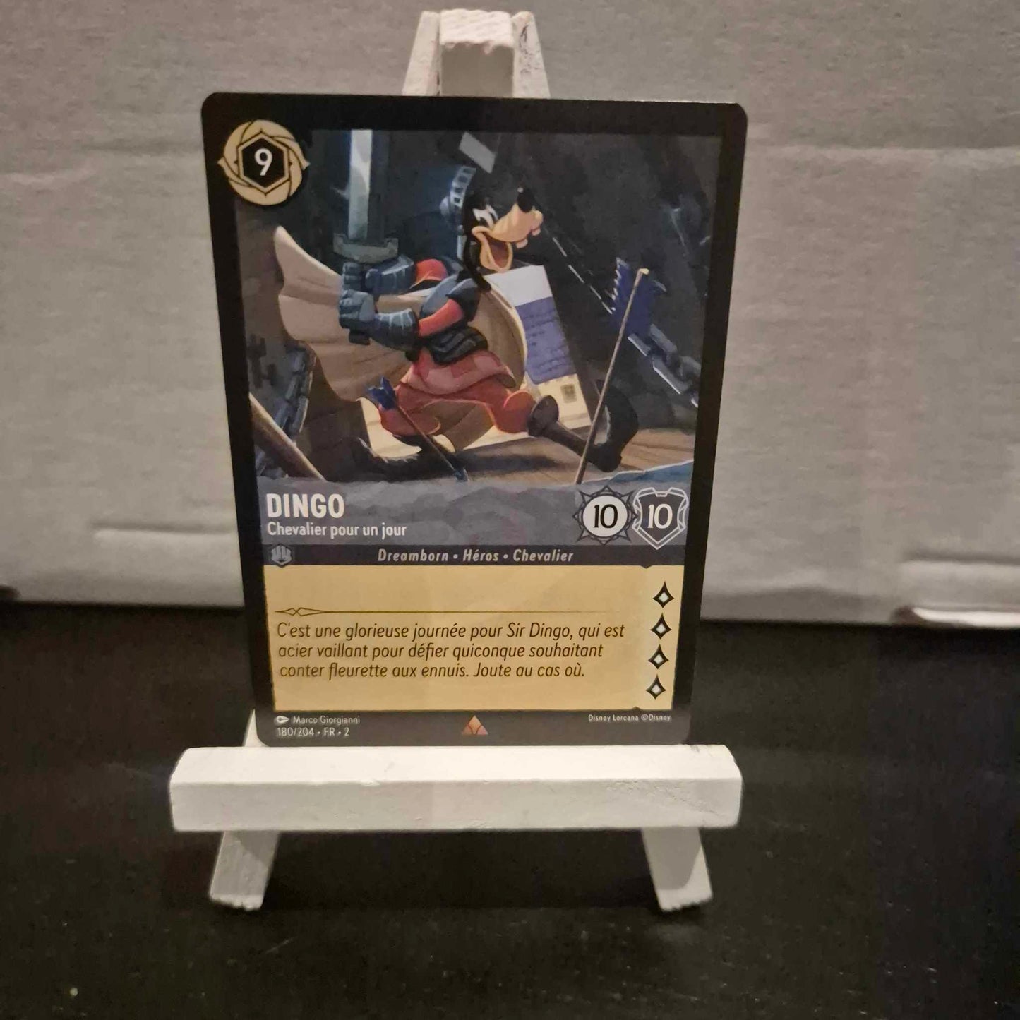 Dingo Chevalier pour un jour - Rare 180/204