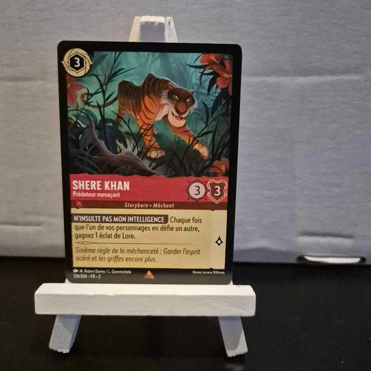 Shere Khan Prédateur Menaçant - Rare 126/204