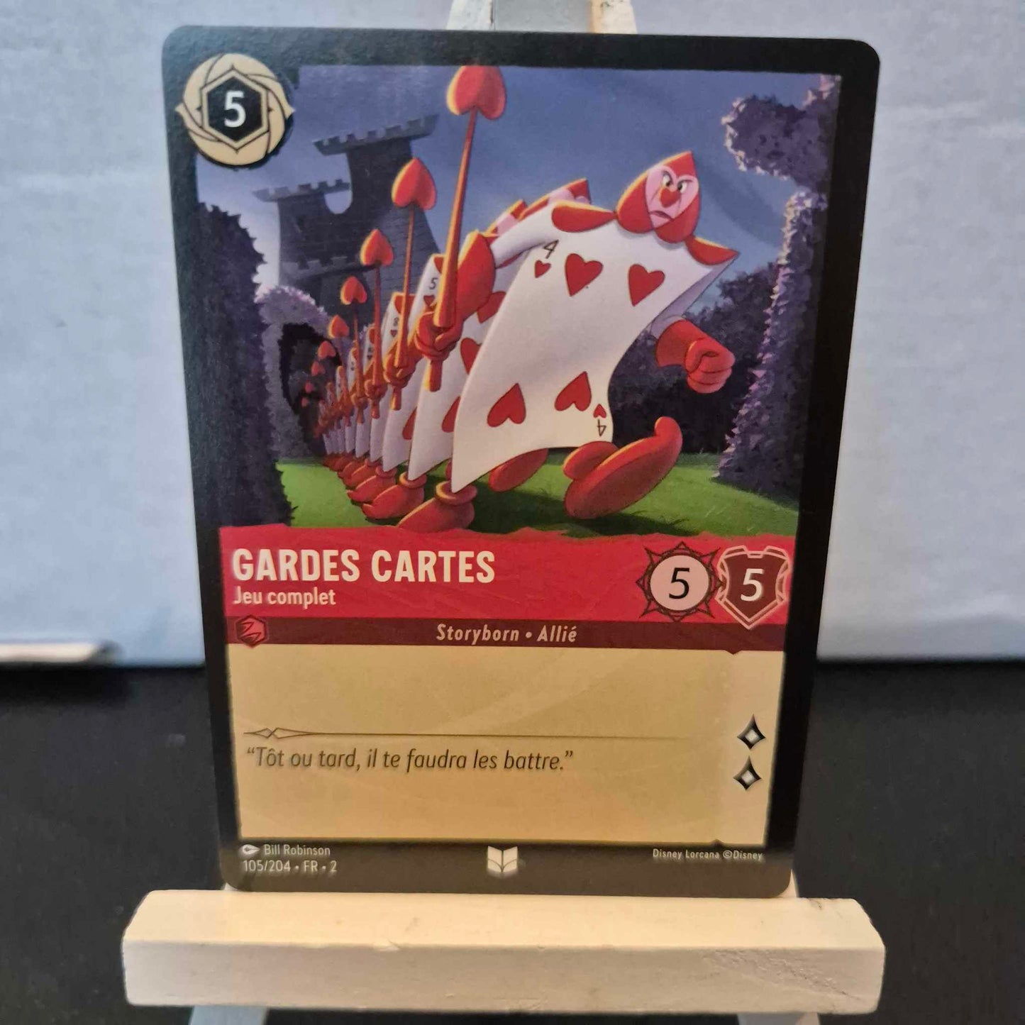 Gardes Cartes Jeu Complet - Inhabituelle 105/204