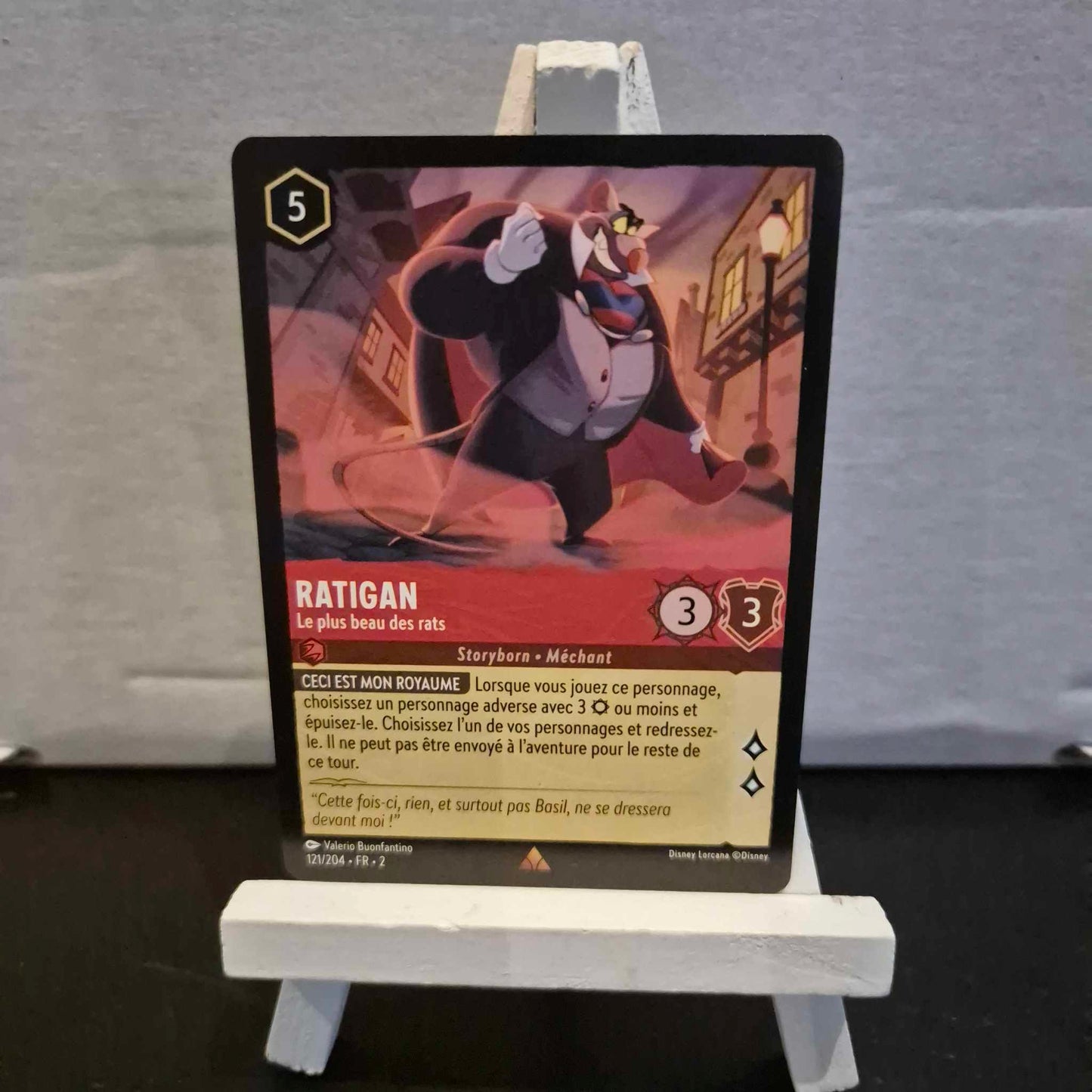 Ratigan le plus beau des rats - Rare 121/204