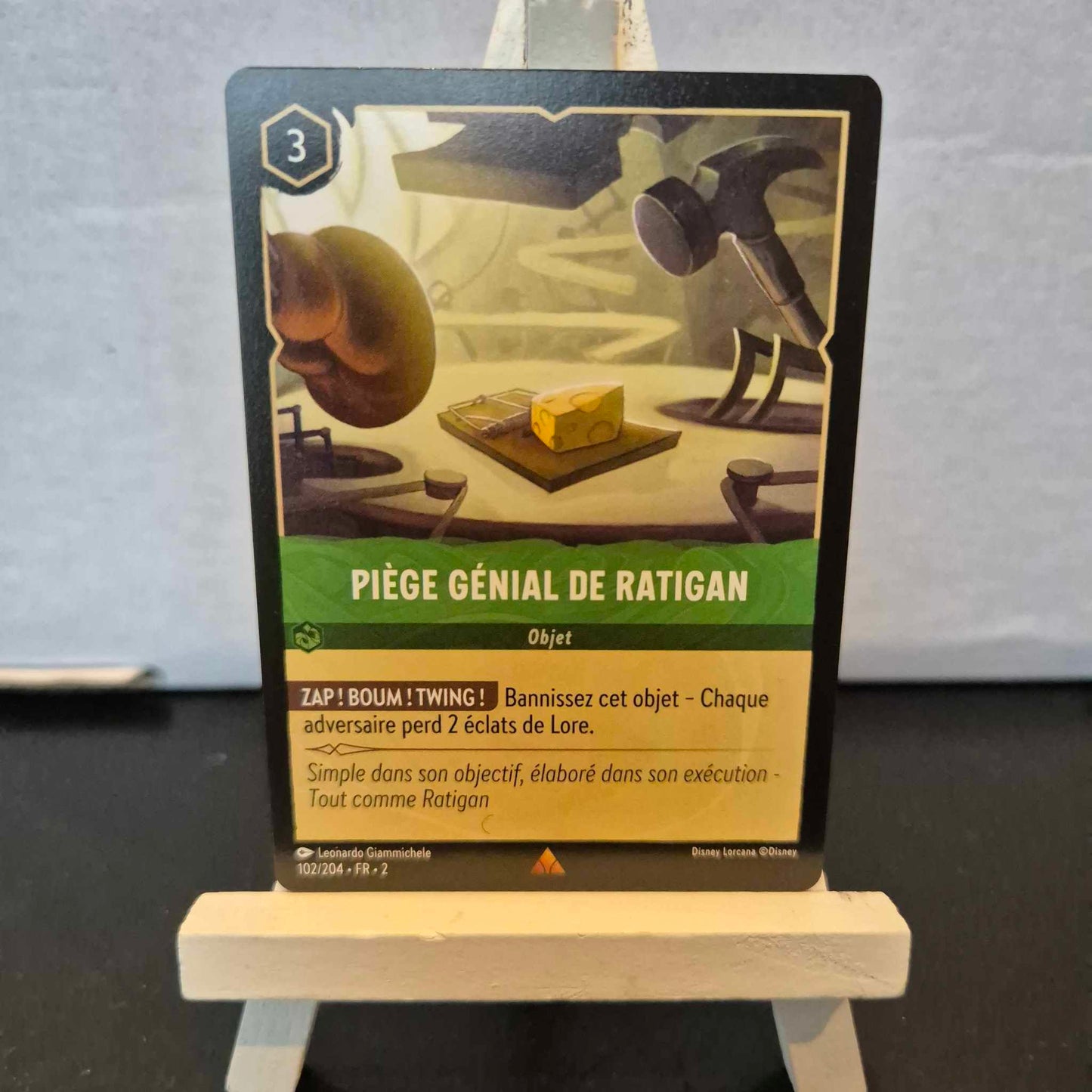 Piège de Ratigan - Rare 102/204