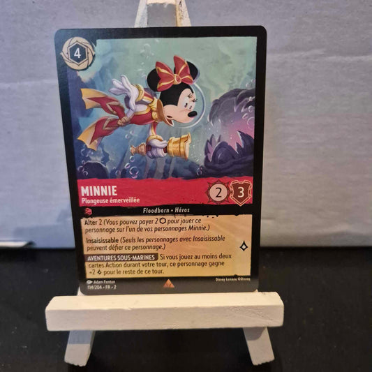 Minnie Plongeuse Emerveillée  - Rare 114/204