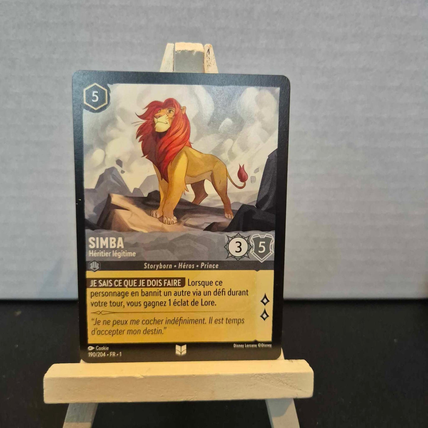 Simba Héritier Légitime - Inhabituelle 190/204