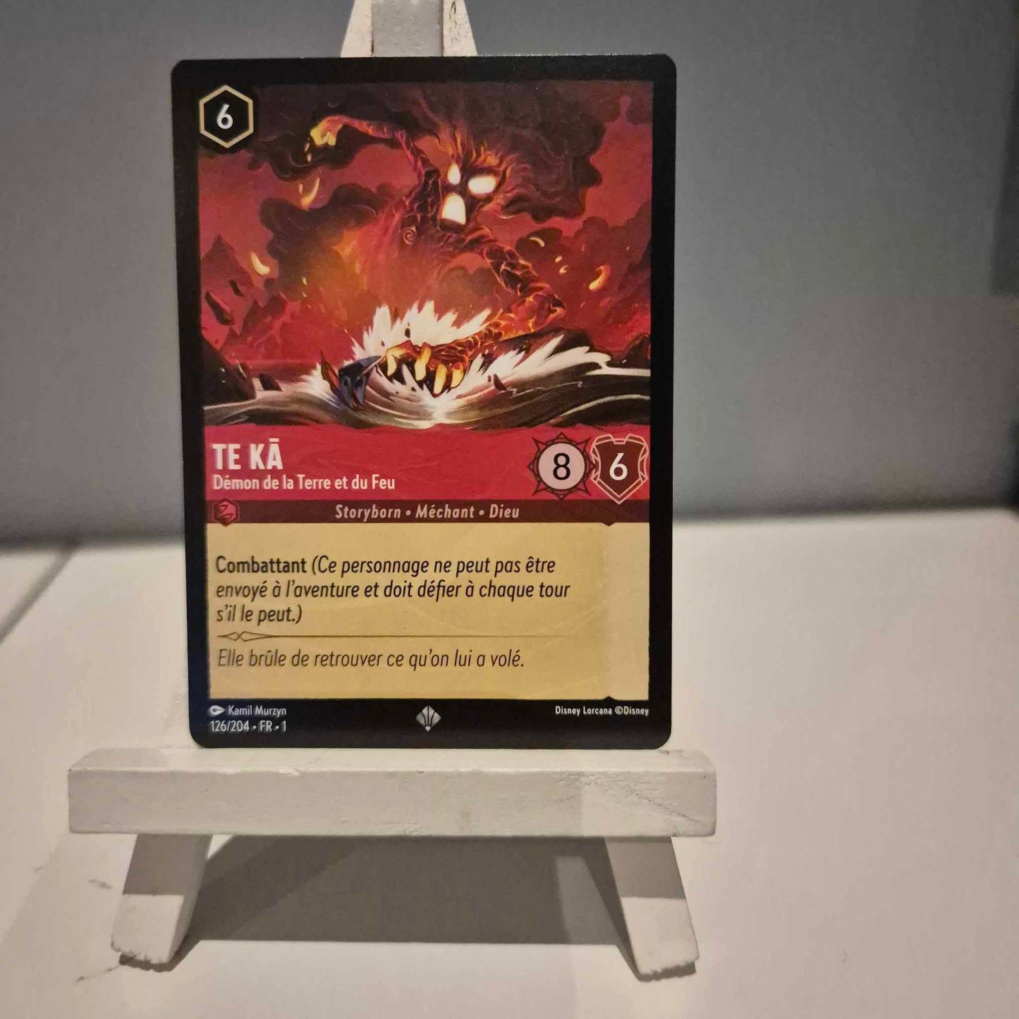 Te Ka Démon de la Terre et du Feu - Super Rare 126/204