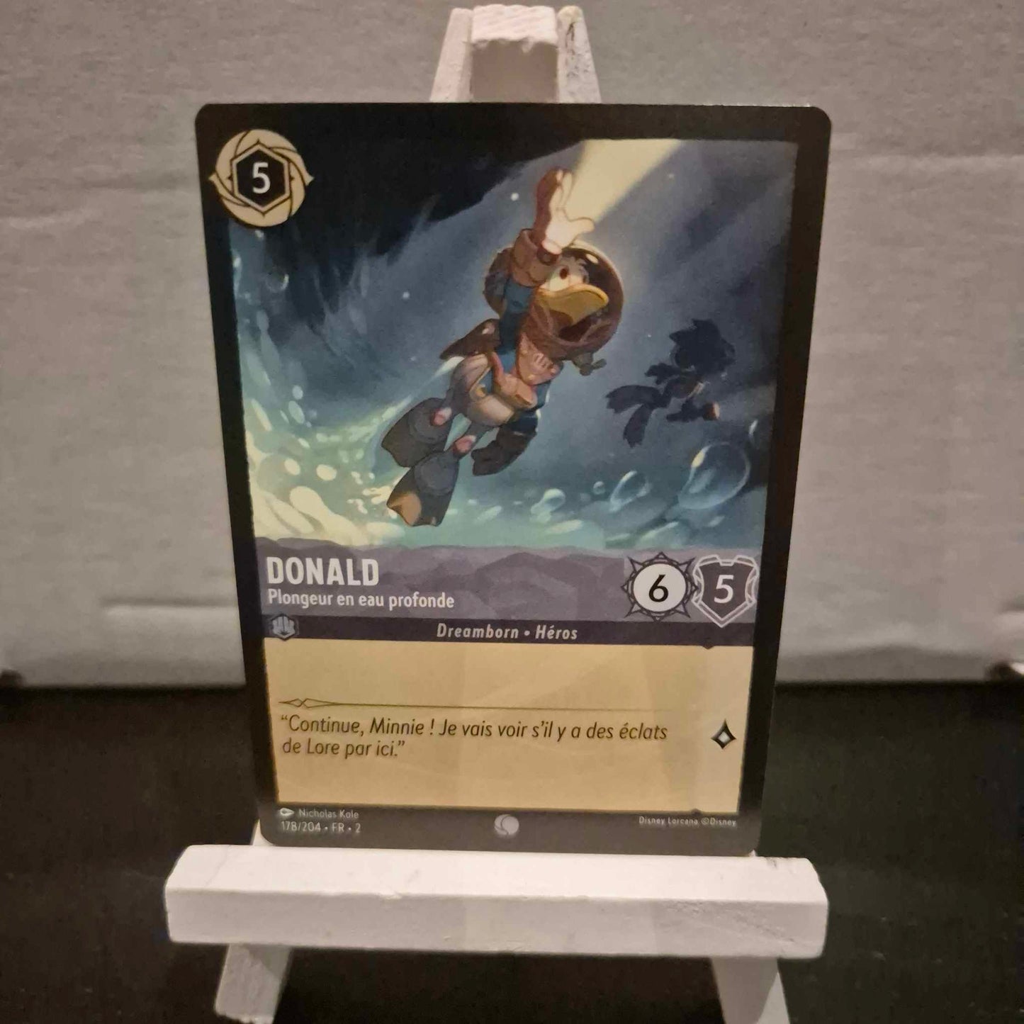 Donald Plongeur en eau profonde - Commande 178/204