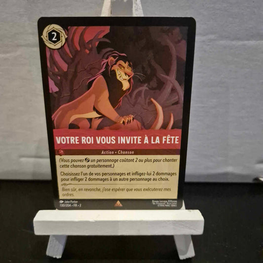 Votre Roi vous invite à la fête - Rare 130/204