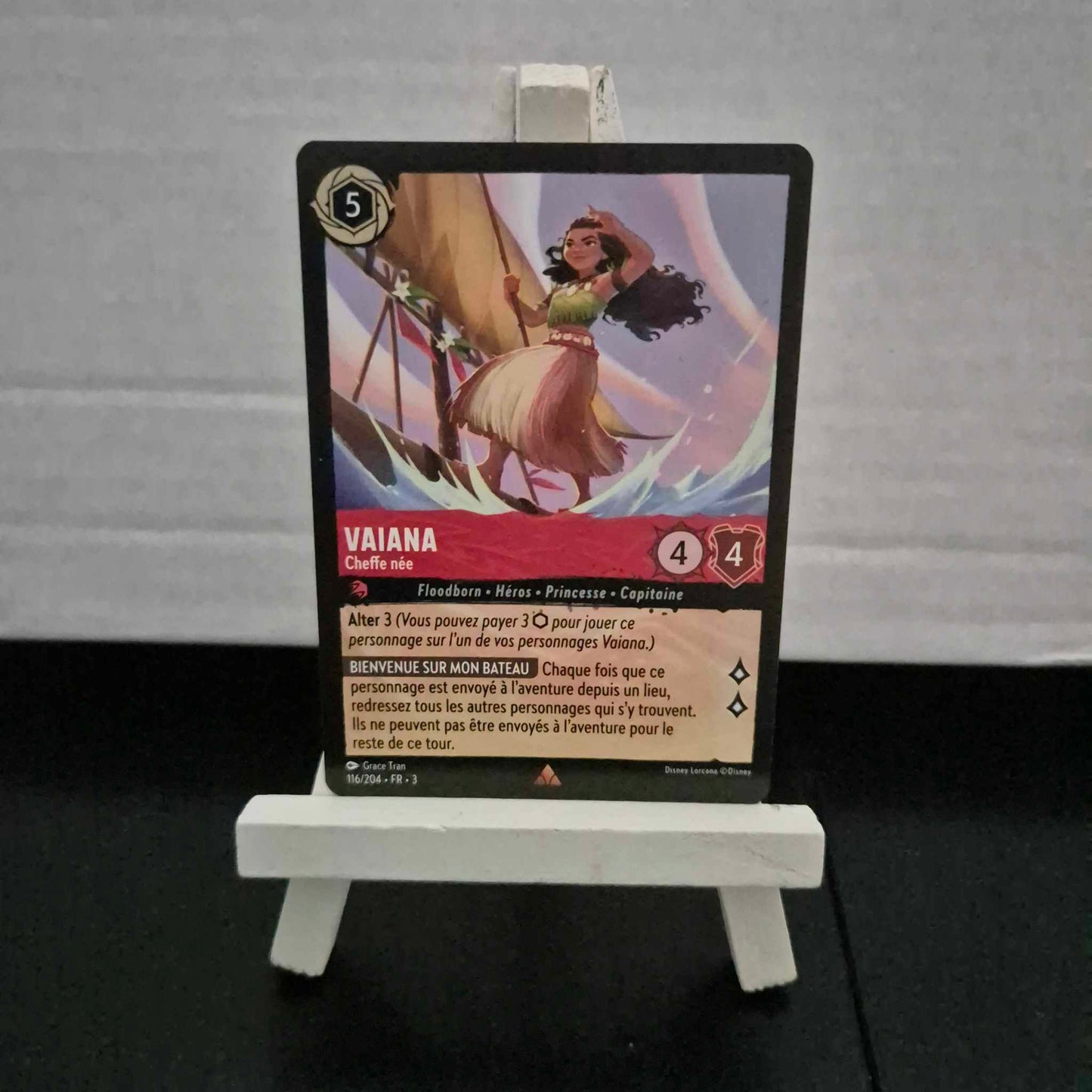 Vaiana Cheffe née - Rare 116/204