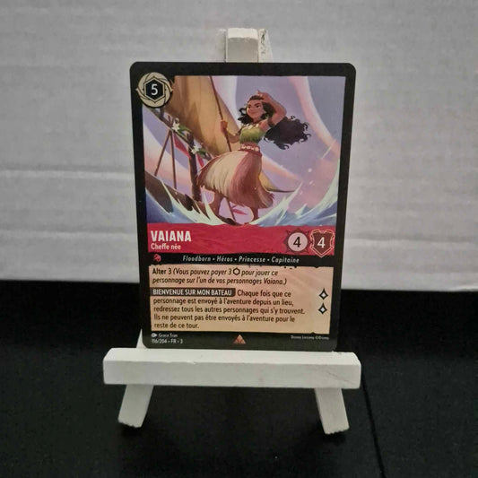 Vaiana Cheffe née - Rare 116/204