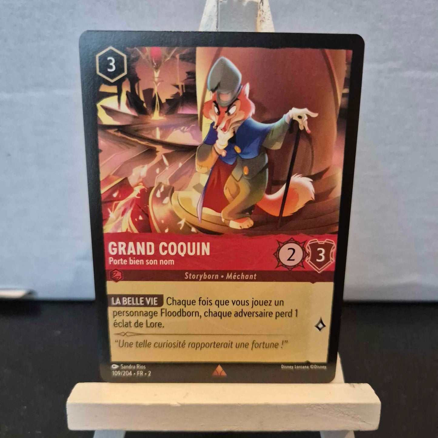 Grand Coquin Porte bien son nom - Rare 109/204